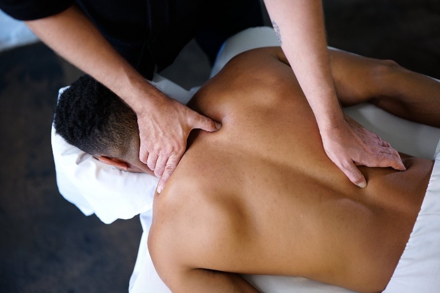 Picture of man receiving massage 12186060834